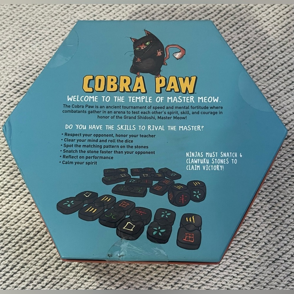 Cobra Paw Orange and Black Board Game - Picture 2 of 11